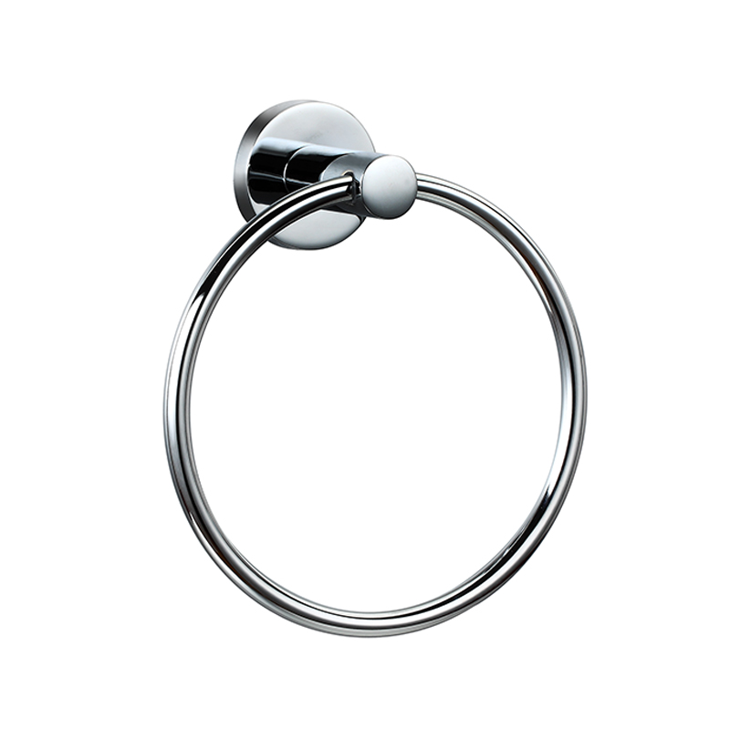 185031 304 Stainless Steel Chrome Plated Round Towel Bath Towel Ring