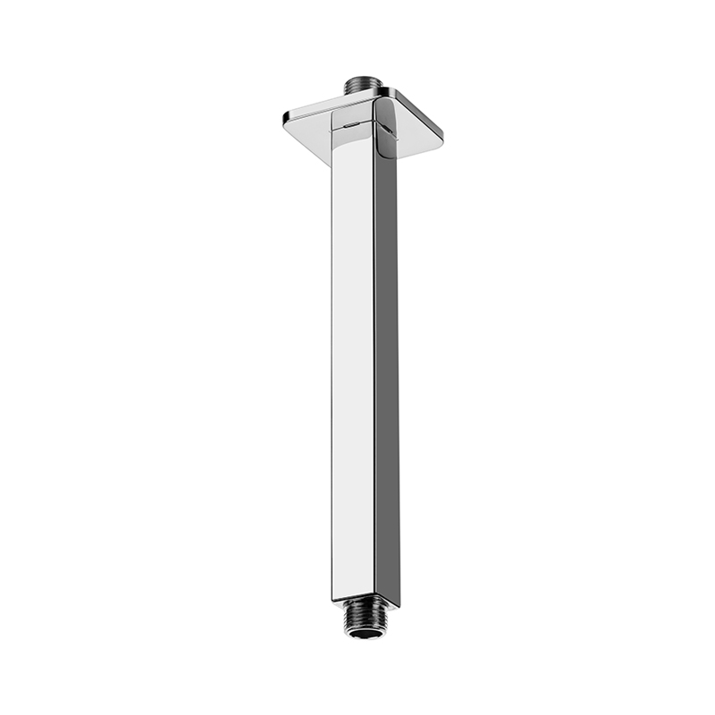 3841 Concealed Wall Mounted Shower Pipe Top Spray Square Shower Arm with Flange