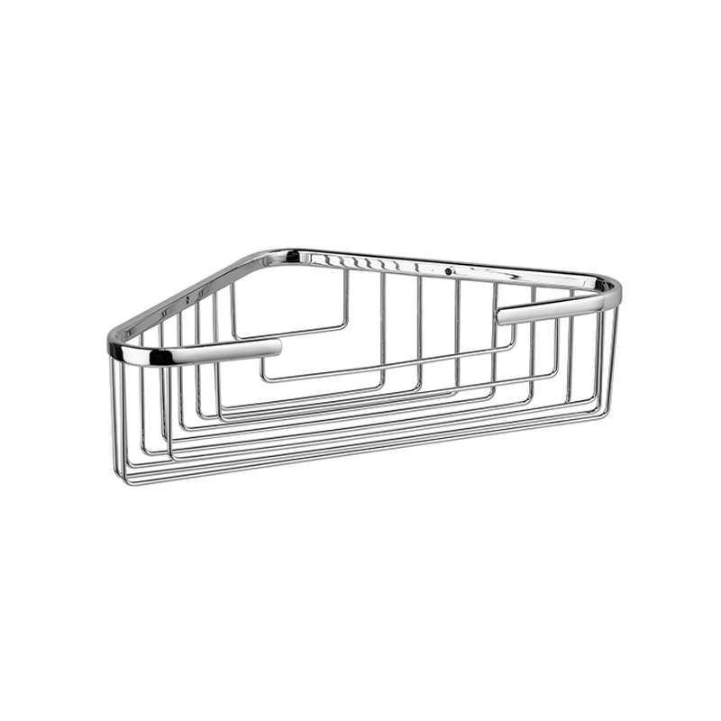 8521 32.5x20x8.5cm Single Layer Triangle Rack Toilet Grid Dish Corner Soap Basket