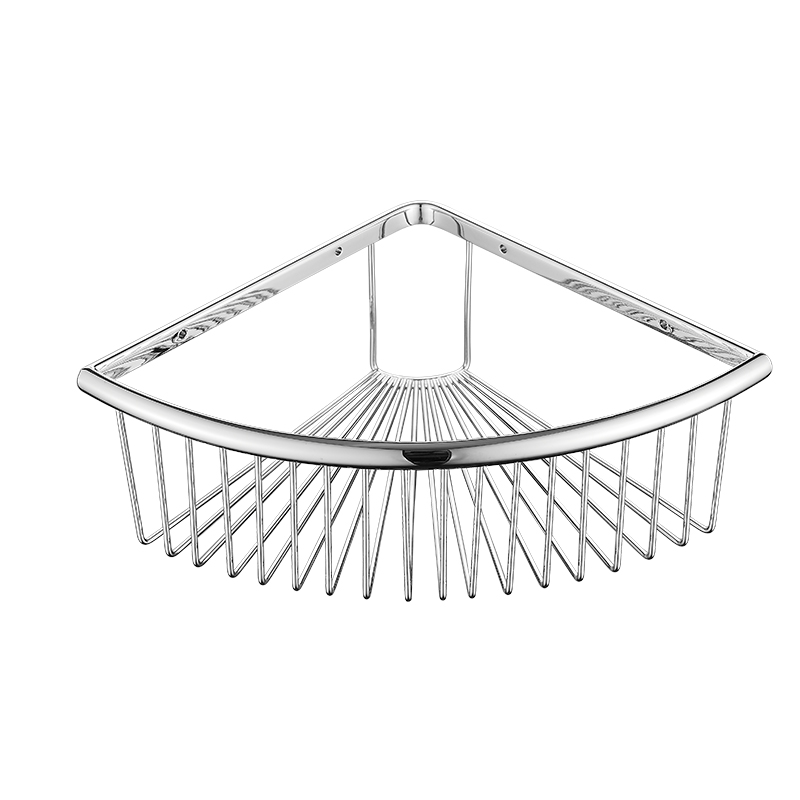 8522 31x22x9cm Triangle Soap Basket Single Layer Corner Shower Rack