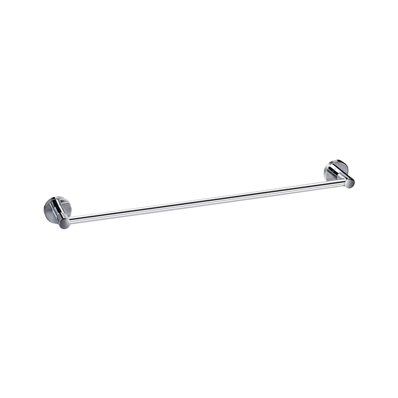 185045 60cm Punch-free Lengthening and Thickening Chrome Single Towel Rail