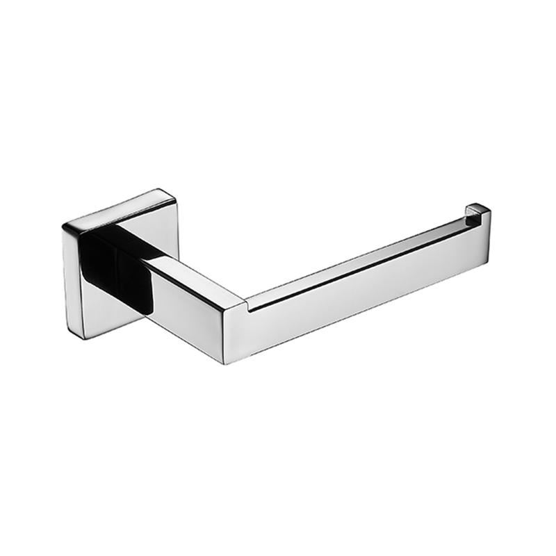 240025 Bathroom Polished Chrome Right Angle Open Paper Towel Holder