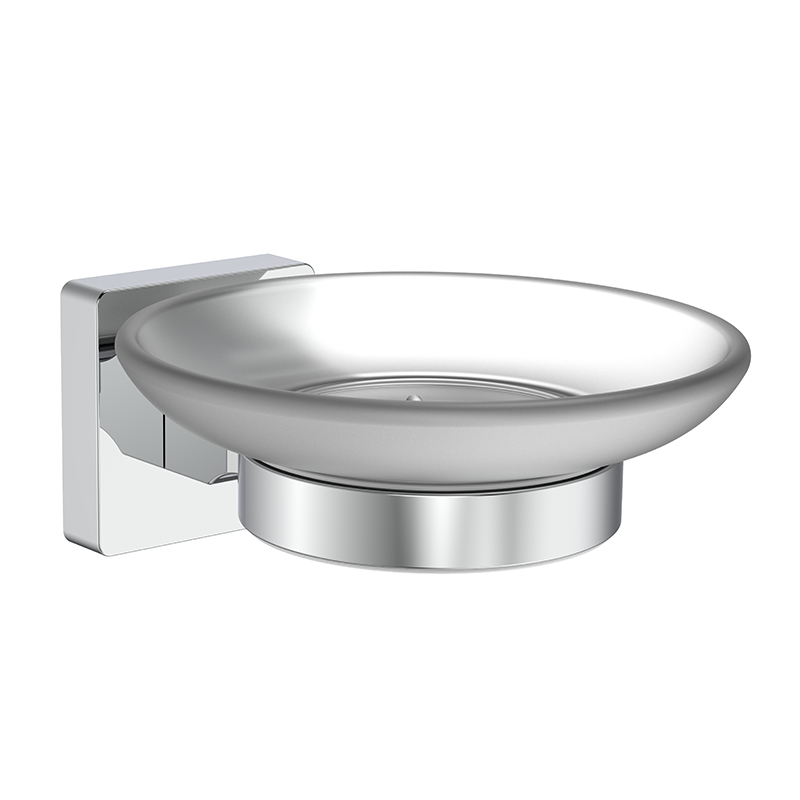 189055 Easy Installation Brushed Chrome Universal Wall Mount Soap Dish