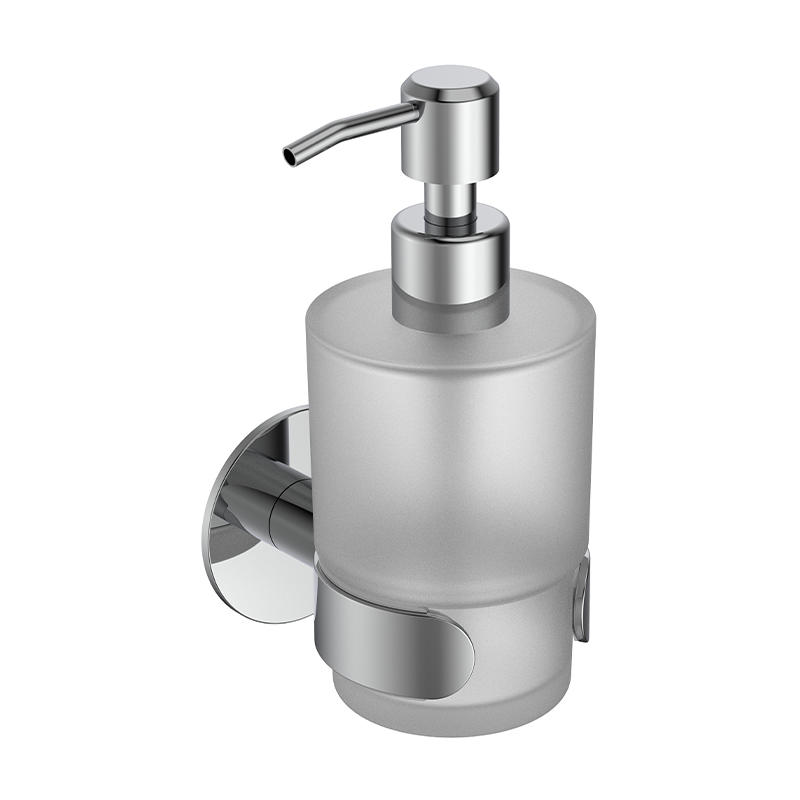 094058 No drilling Wall Mounted Manual Soap Dispenser for Shower Gel Hand Sanitizer