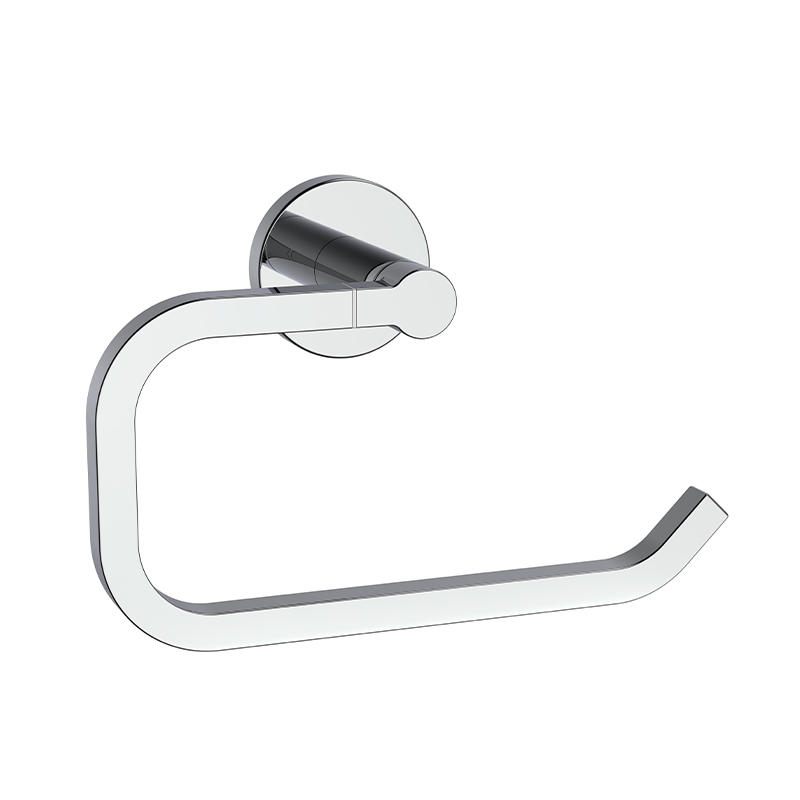 194023 Collection Chrome Single Post Toilet Paper Holder, Wall Mounted Hanging