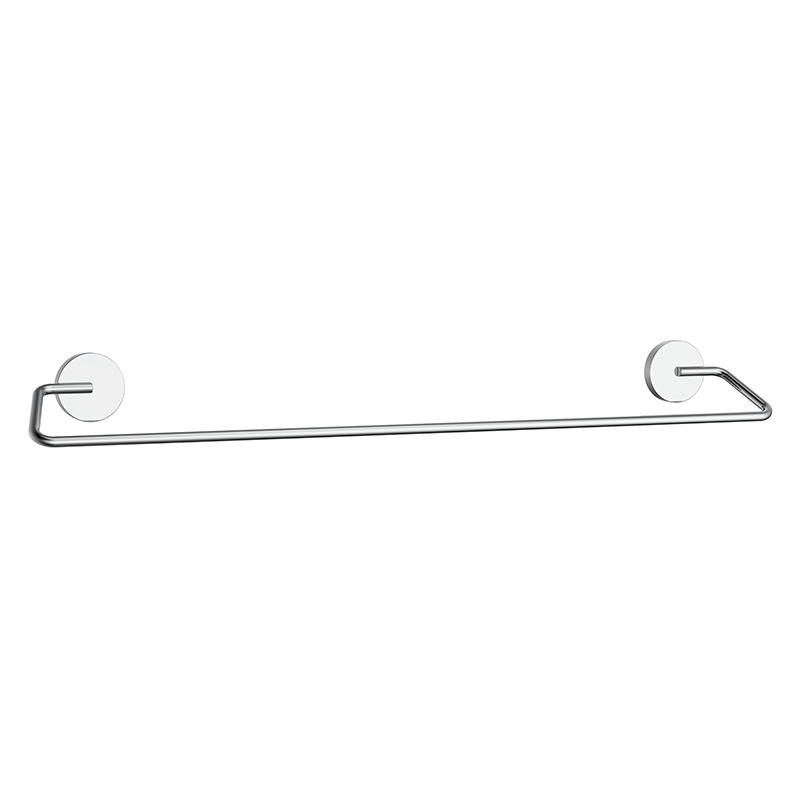 197045 Wall mounted Zinc Alloy and Stainless steel Single Towel Rail