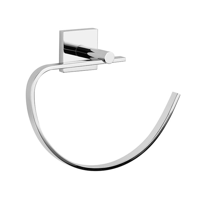 196031 Chrome Bathroom Wall Mounted Design Open Towel Ring