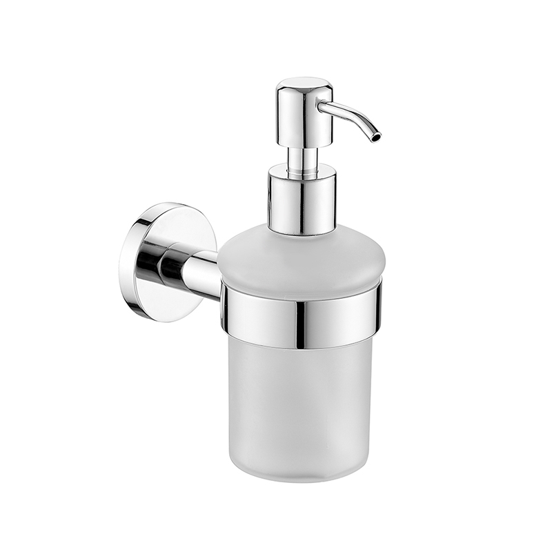 195058 Hotel Household Bathroom Wall Mounted Chrome Soap Dispenser