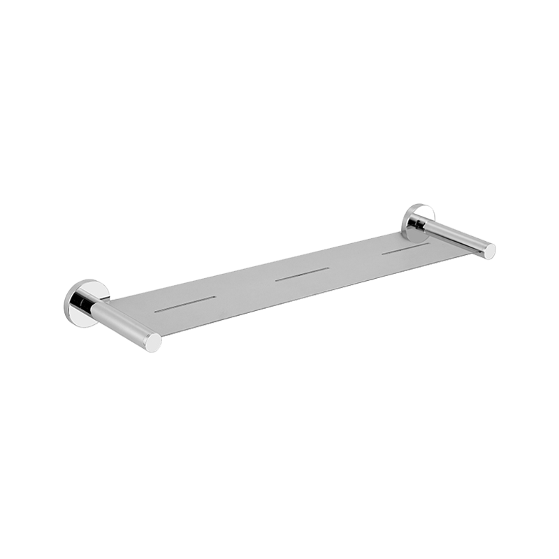 195061 Wall Mounted Chrome Moisture and Mildew Proof Metal Shower Shelf