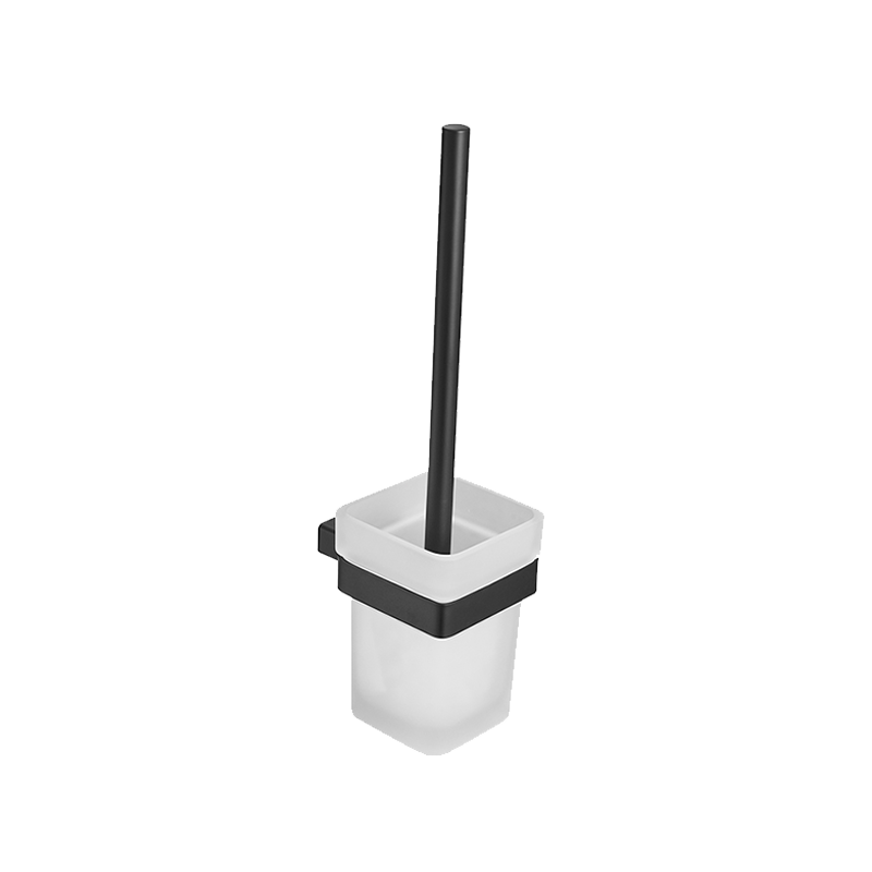 210071 Polished Brushed Chrome Bthroom Toilet Wall Brush Holder