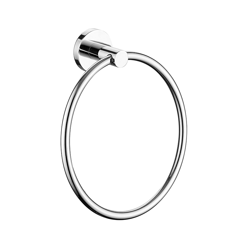 195031 Bathroom Wall Mounted Chrome Towel Ring