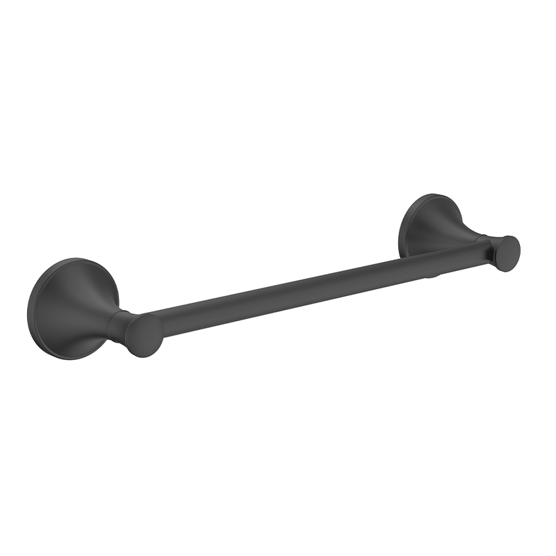 188041 30cm Conical Base Waterproof And Rustproof Single Towel Rail