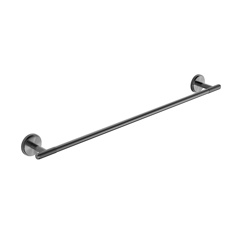 093045 Gun black Single Towel Rail Bath Towel Bars for Bathroom Kitchen