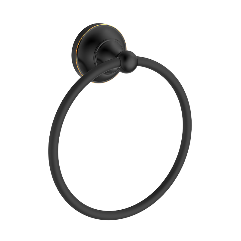 166031 Bathroom Bronze black Towel Ring Hanging Towels