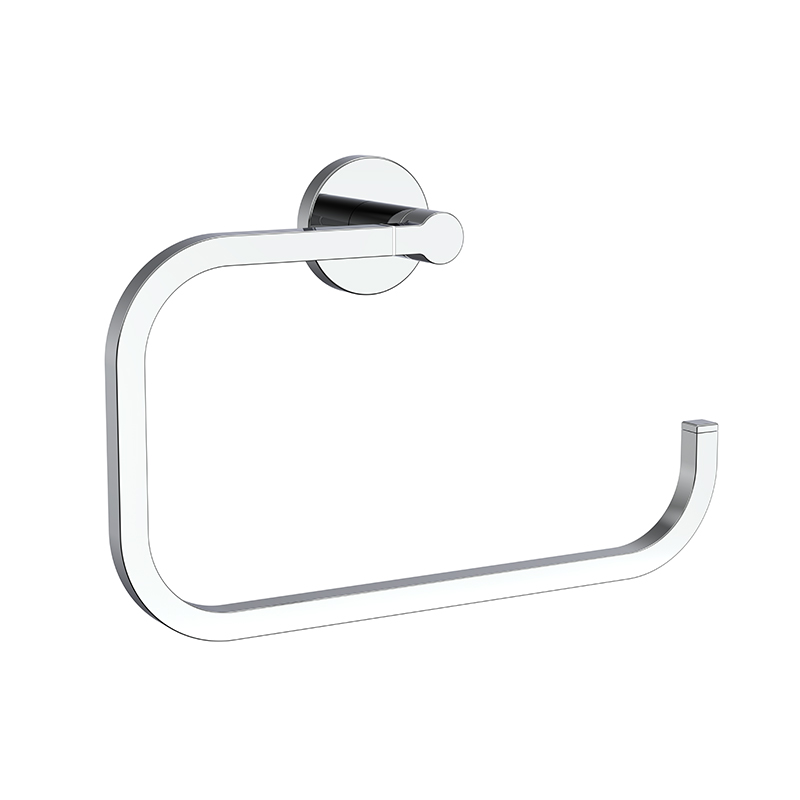 194031  Bathroom Chrome-plated open Towel Ring holder