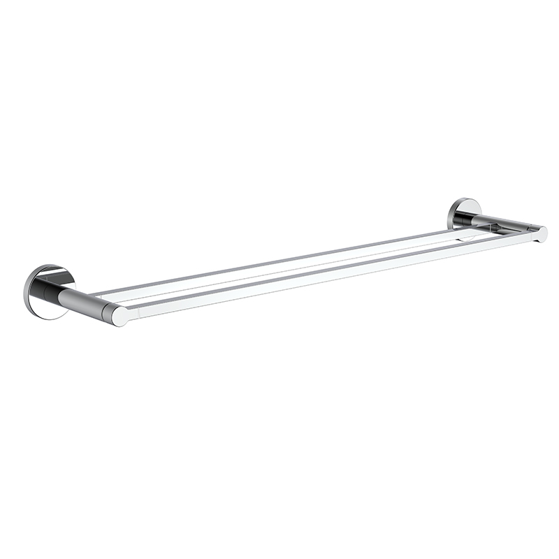 194047 Bathroom chrome Double Towel Bars Wall Mounted